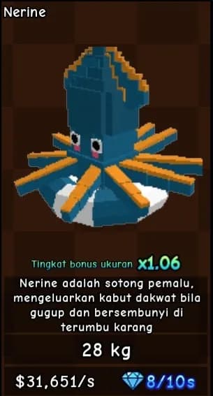 Pet Divine Nerine $20k+/s Build a Zoo tanpa mutasi