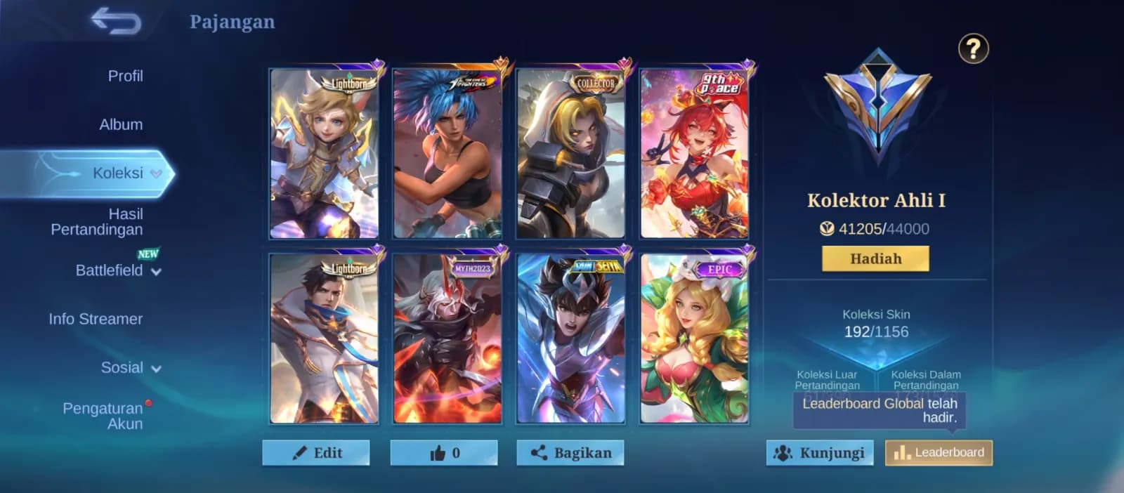 akun ml lagi bu