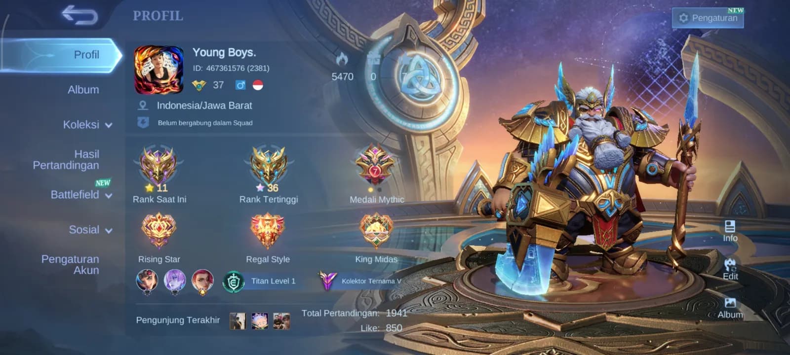 MLBB 185 Skin | Kolektor Ternama V | Ducati | Premium Skin | Rank 36★