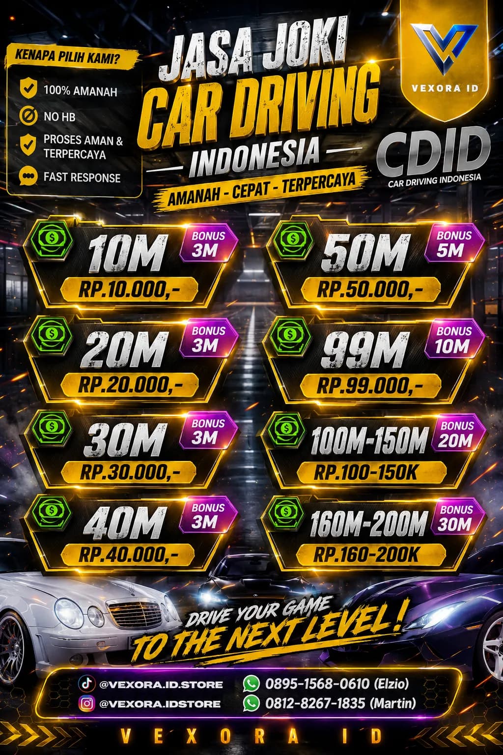 Jasa Joki Car Driving Indonesia (CDID)