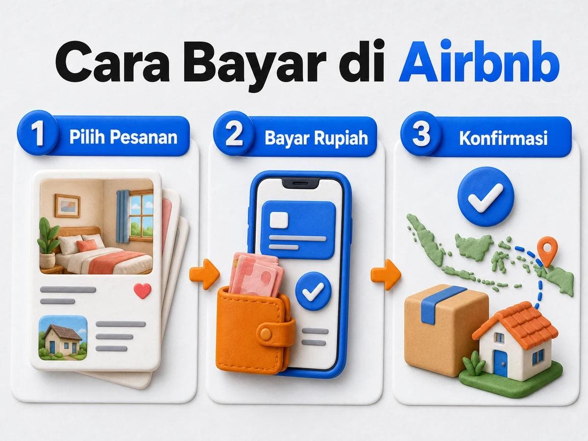 Cara Belanja dan Bayar di Airbnb dari Indonesia
