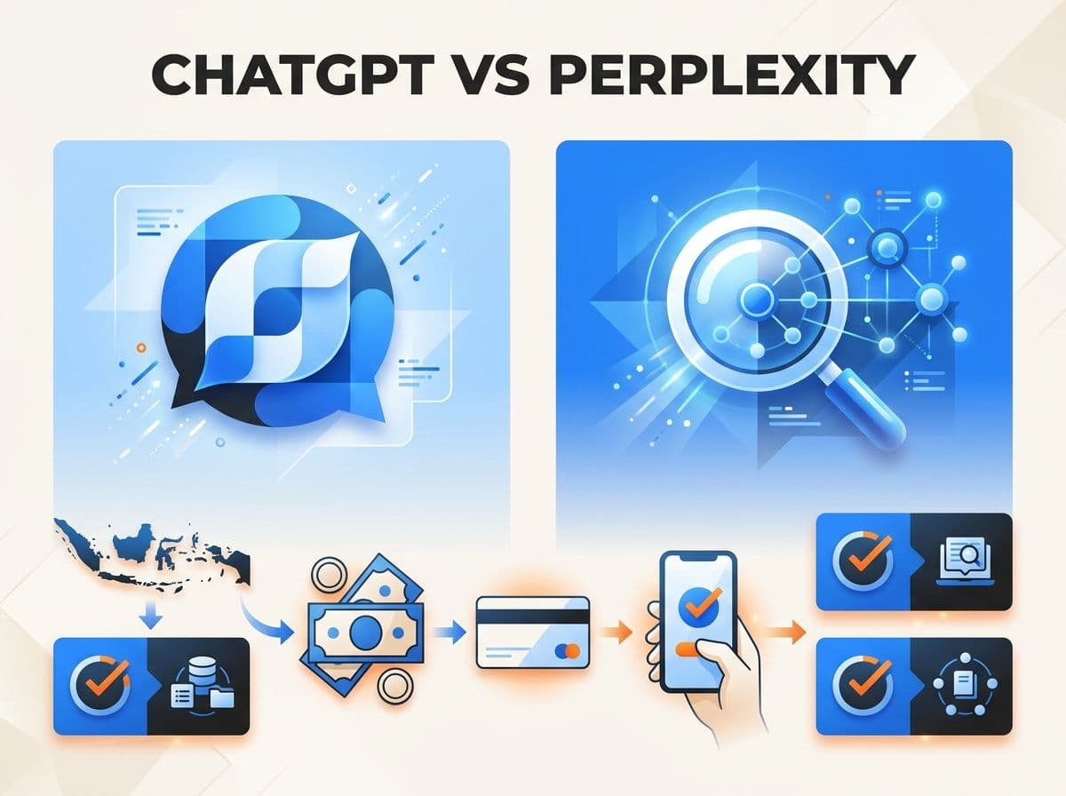 ChatGPT Plus vs Perplexity Pro: Harga dan Cara Bayar dari Indonesia