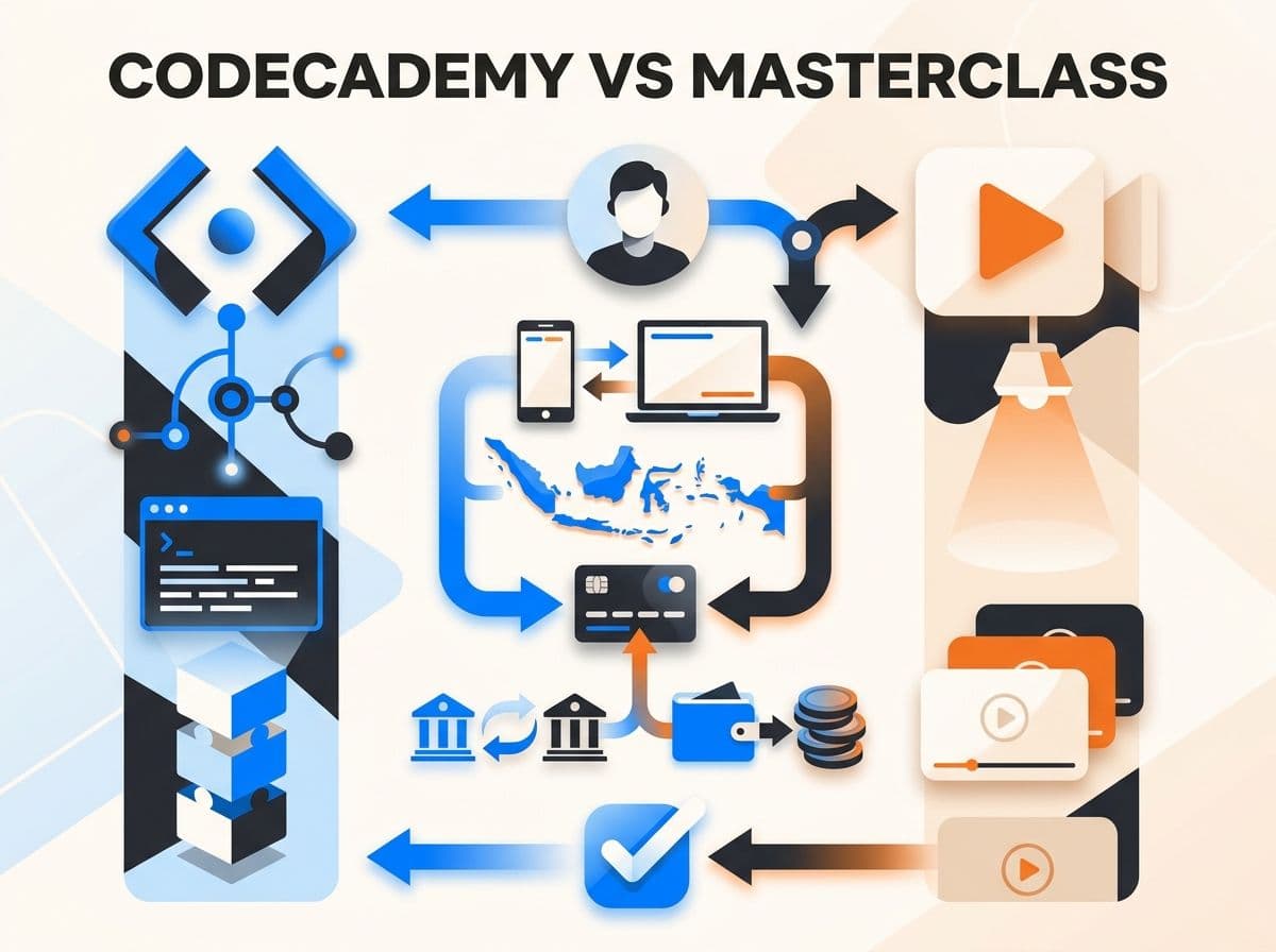 Codecademy Pro vs MasterClass Individual: Bayar dari Indonesia