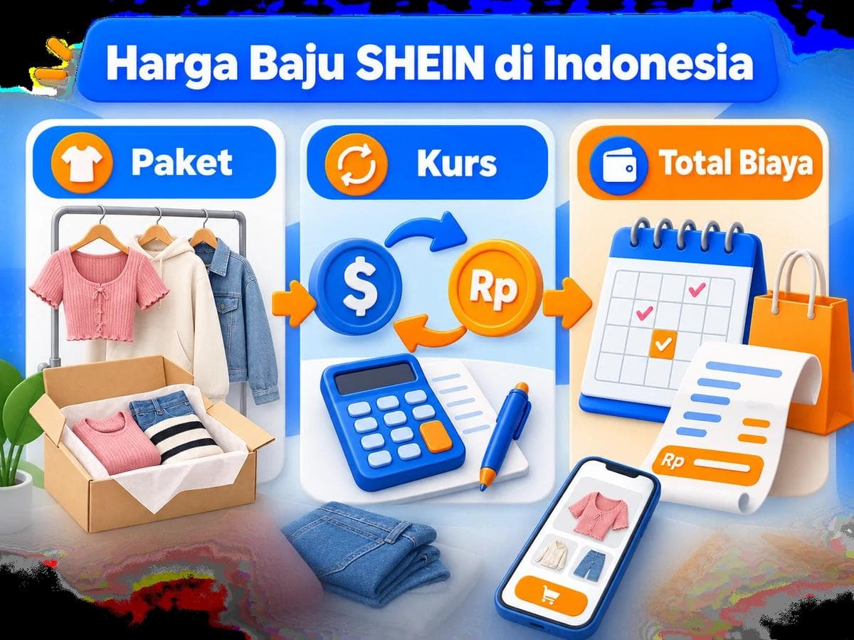 Harga Baju SHEIN di Indonesia: Paket dan Total Rupiah