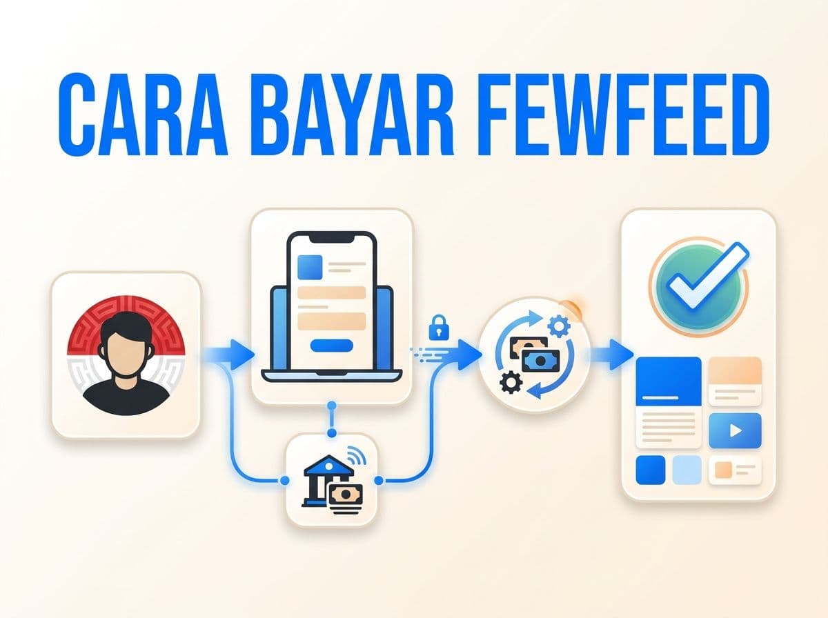 Cara Bayar Fewfeed dari Indonesia Tanpa Kartu Kredit