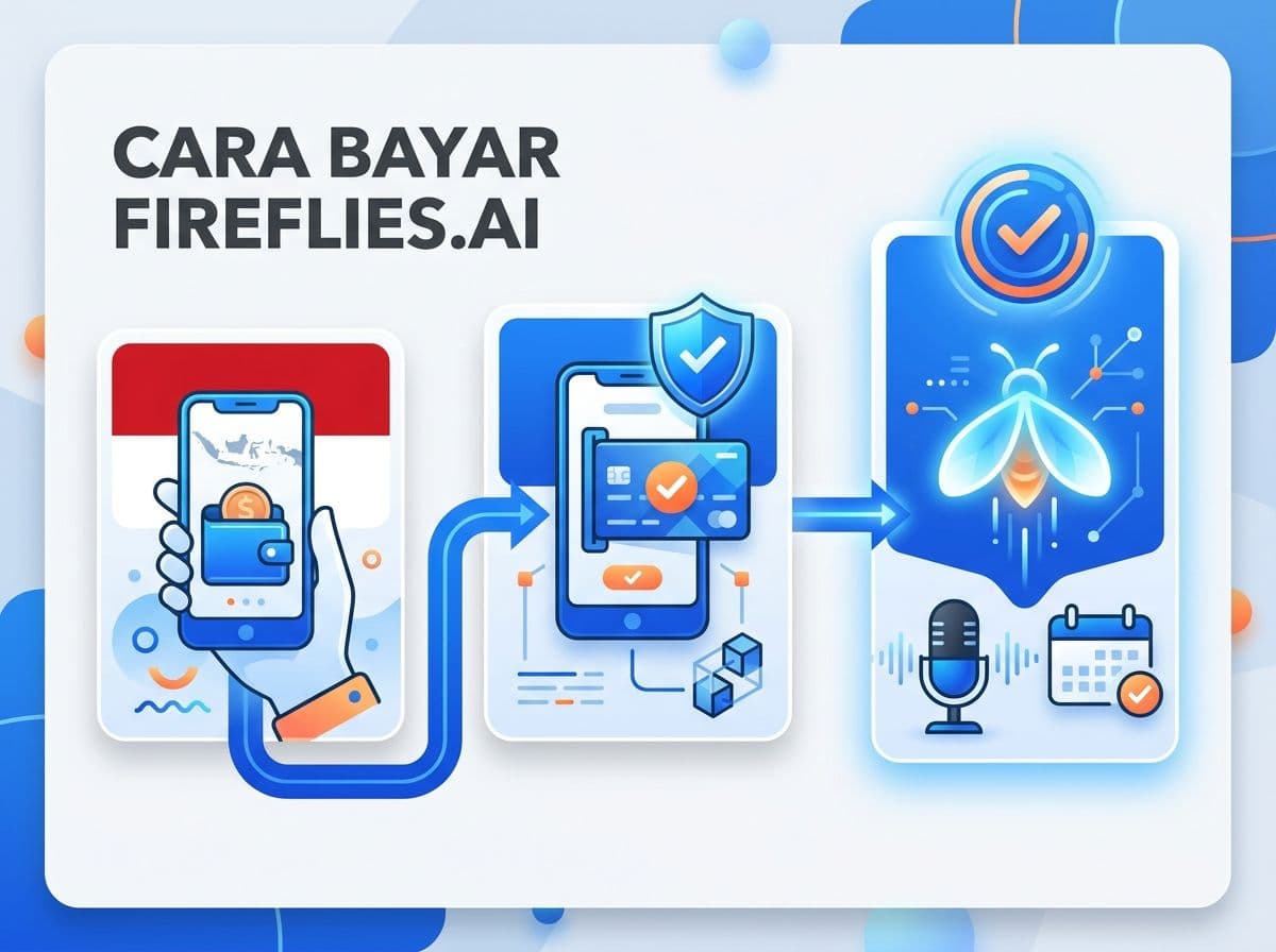 Cara Bayar Fireflies.ai Pro dari Indonesia Tanpa Kartu Kredit