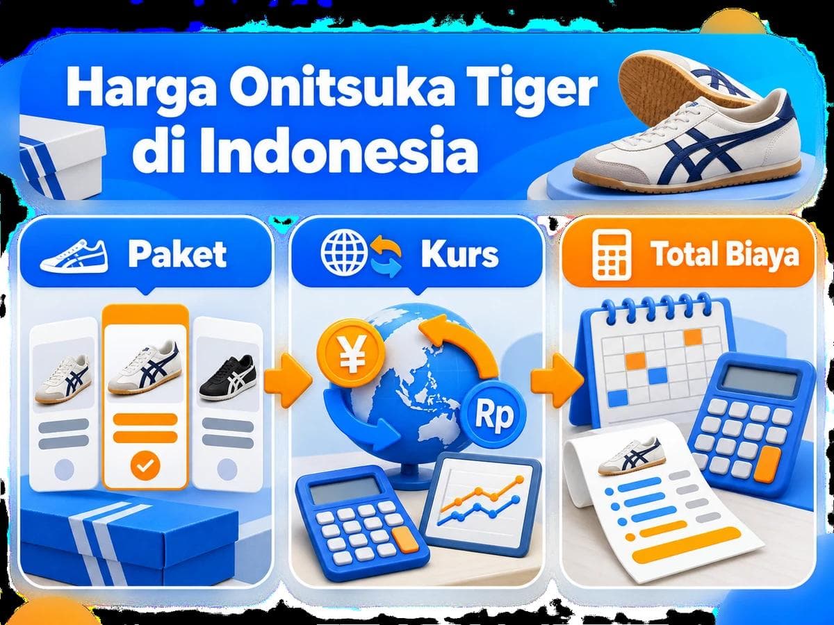 Harga Onitsuka Tiger di Indonesia: Paket dan Total Rupiah