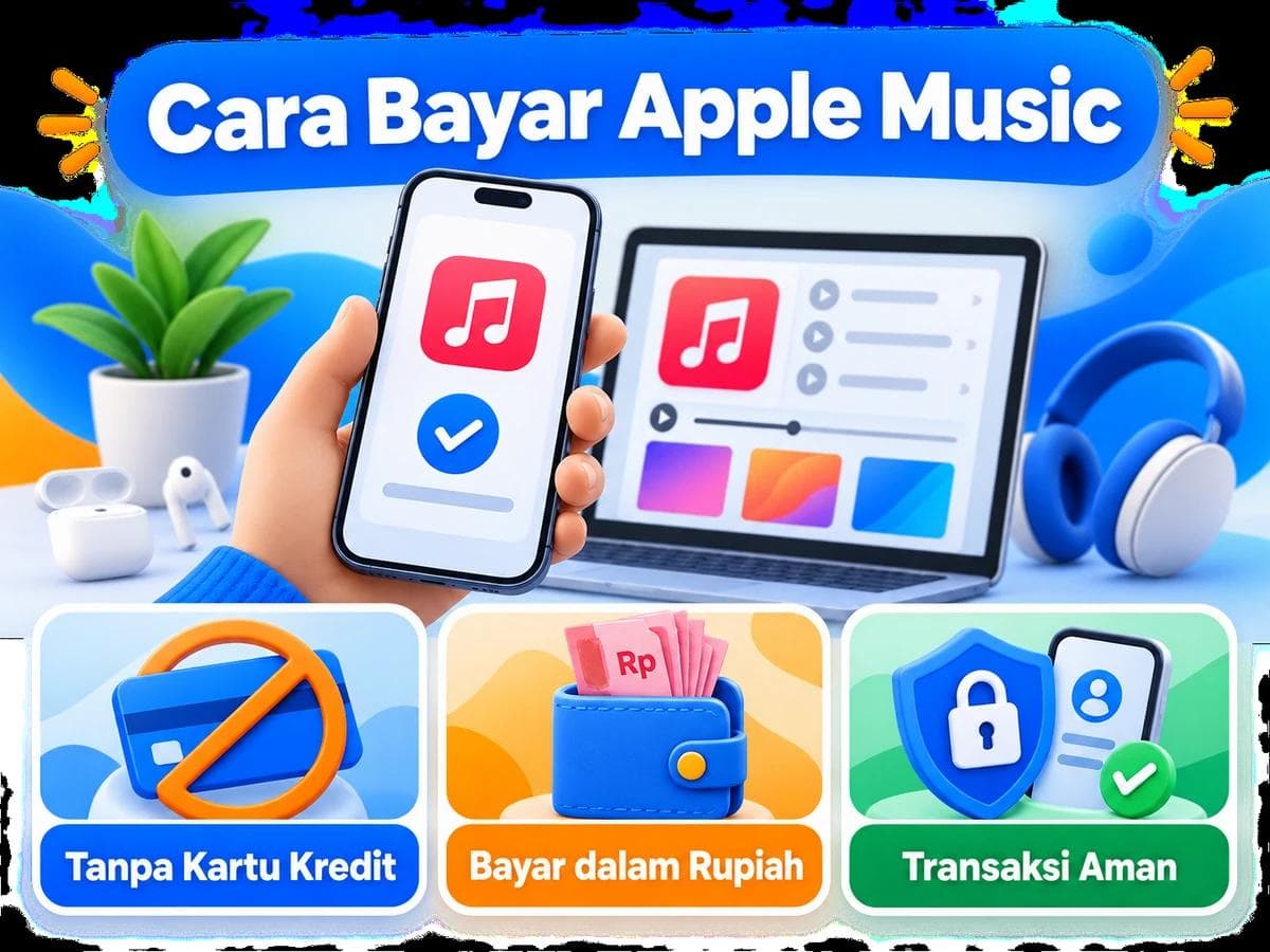 Cara Bayar Apple Music dari Indonesia Tanpa Kartu Kredit