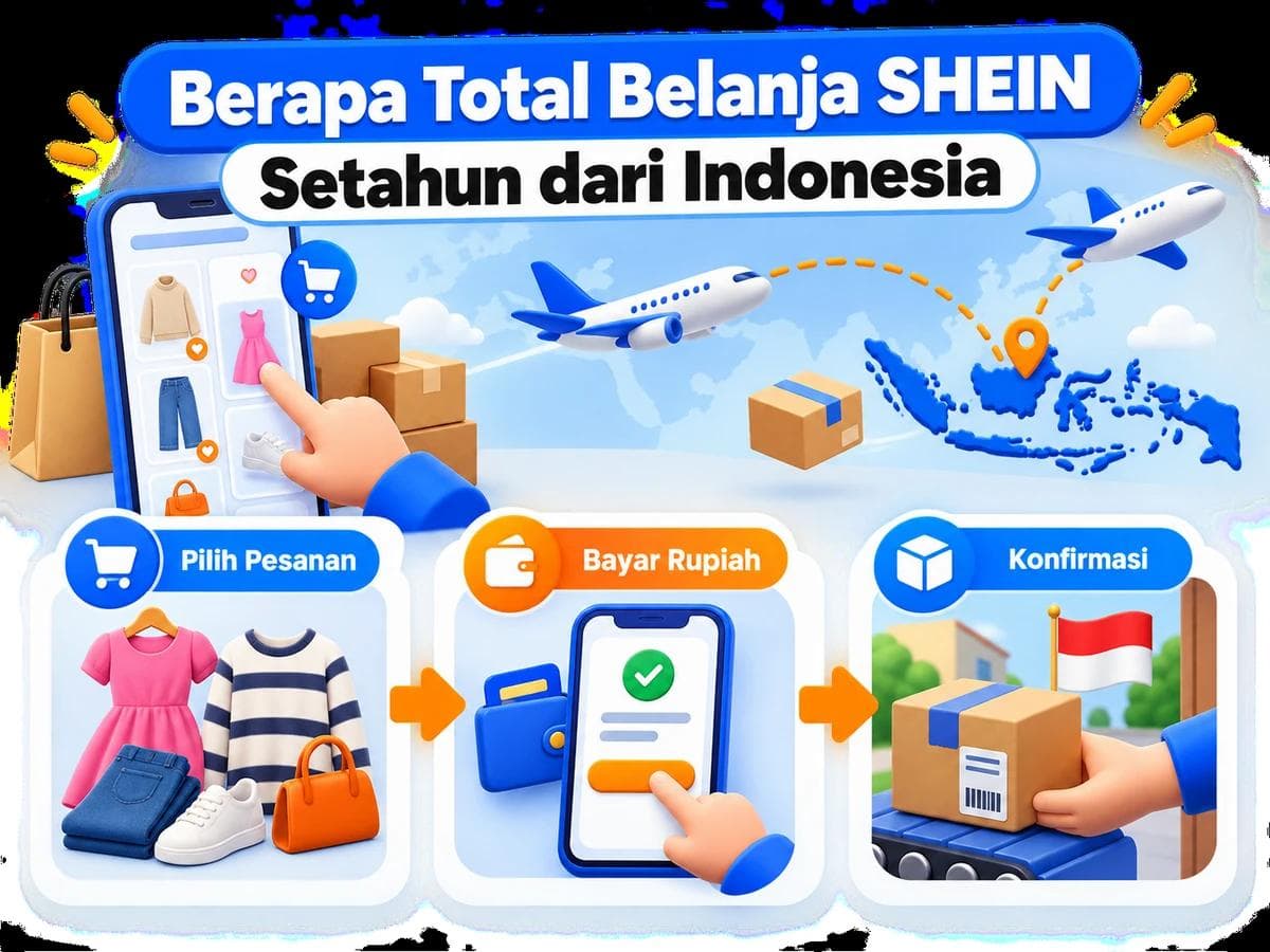 Berapa Total Belanja SHEIN Setahun dari Indonesia?