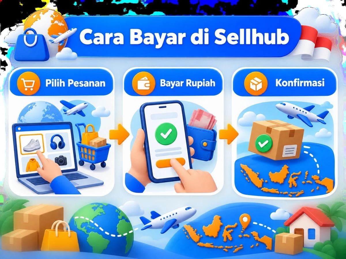Cara Belanja dan Bayar di Sellhub dari Indonesia