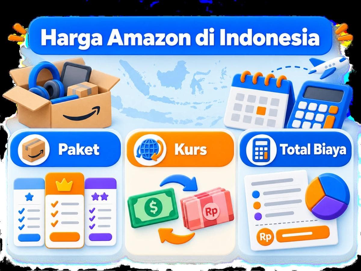 Harga Amazon di Indonesia: Paket dan Total Rupiah