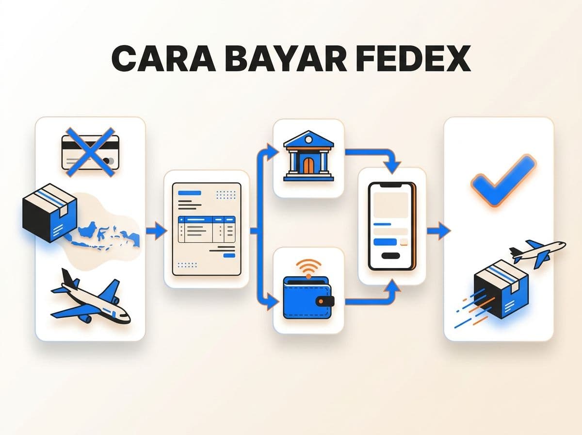 Cara Bayar FedEx dari Indonesia Tanpa Kartu Kredit