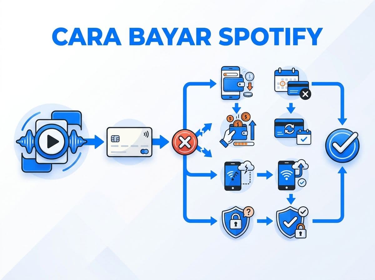 Spotify Gagal Bayar atau Kartu Ditolak: Penyebab dan Solusi