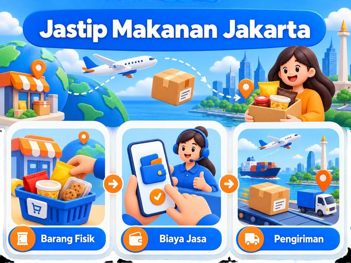 Jastip Makanan Jakarta: Cara Kerja, Estimasi Biaya & Lama Pengiriman