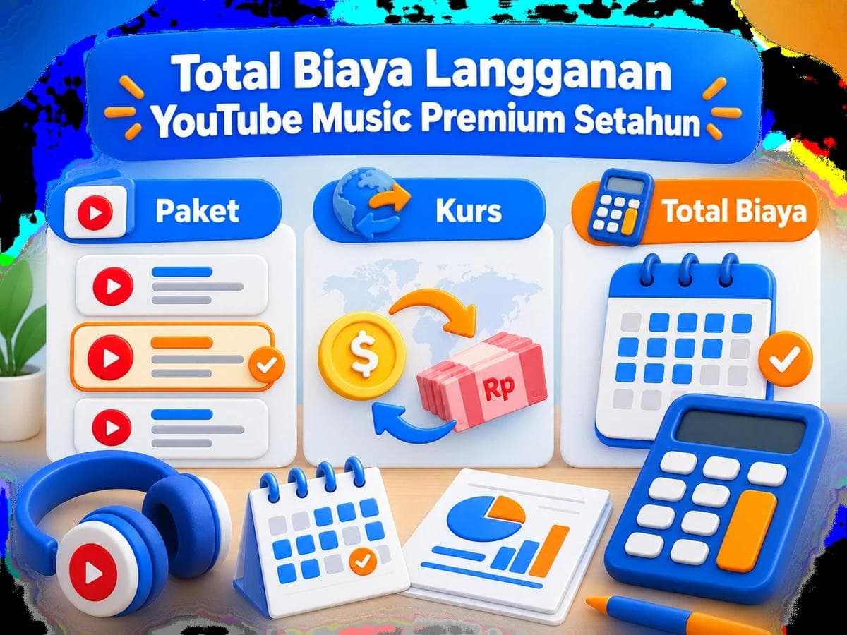 Total Biaya Langganan YouTube Music Premium Setahun dari Indonesia
