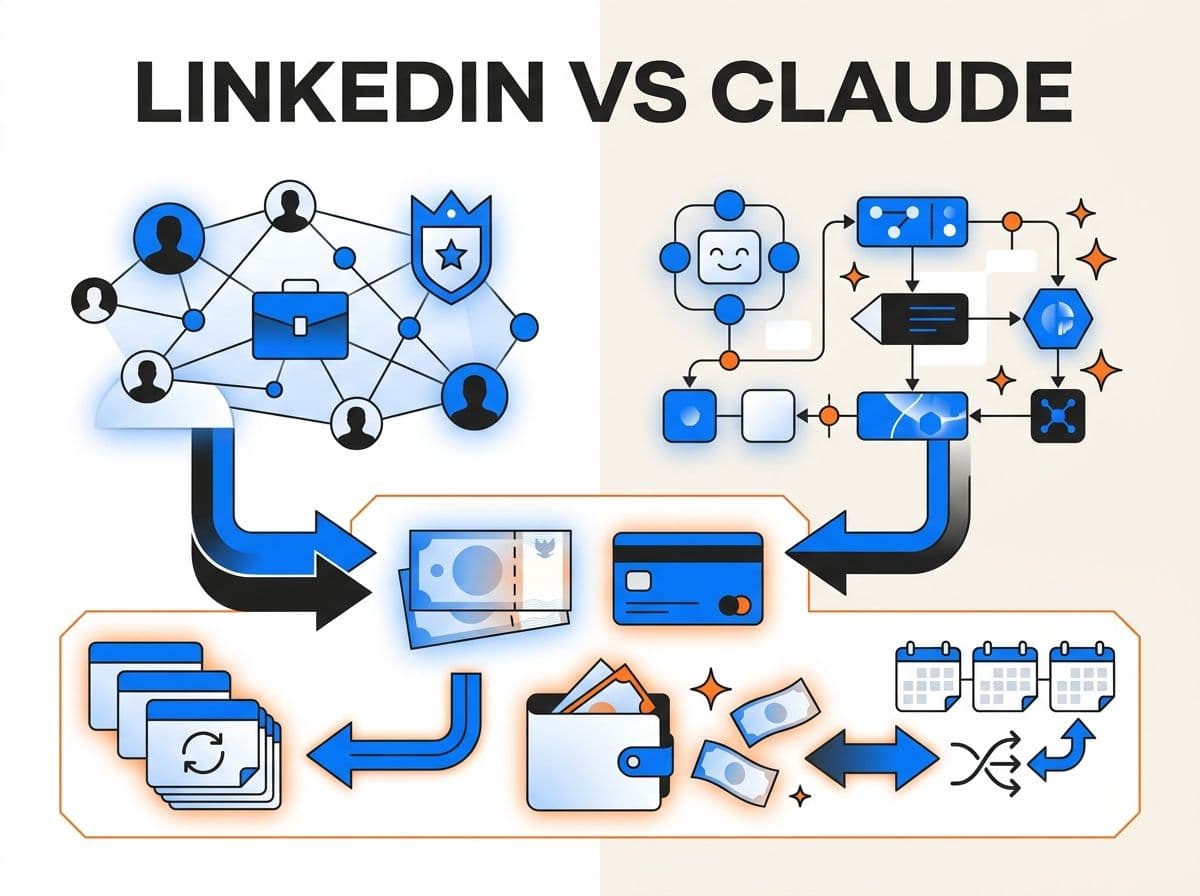 LinkedIn Premium Business vs Claude (No Code): Harga & Bayar