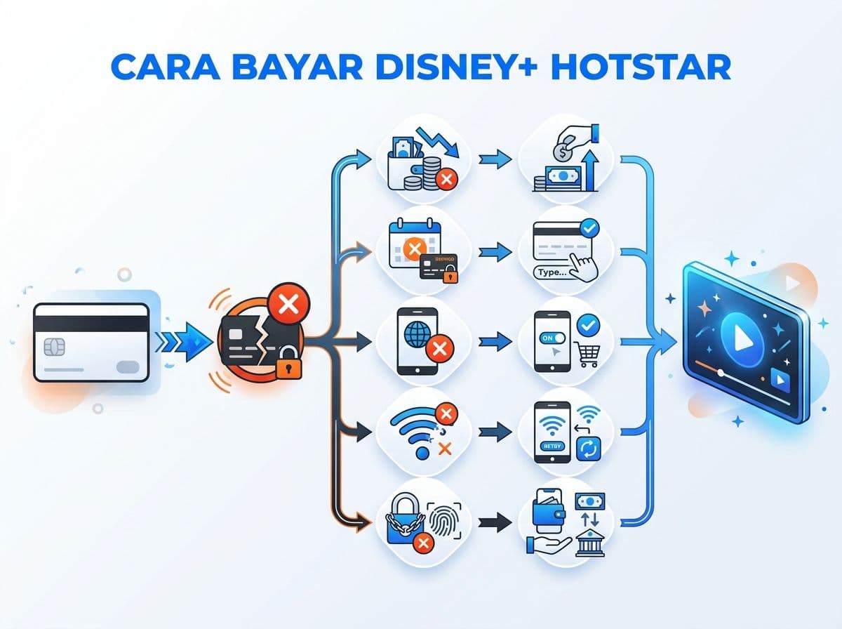 Disney+ Hotstar Gagal Bayar atau Kartu Ditolak: Penyebab dan Solusi