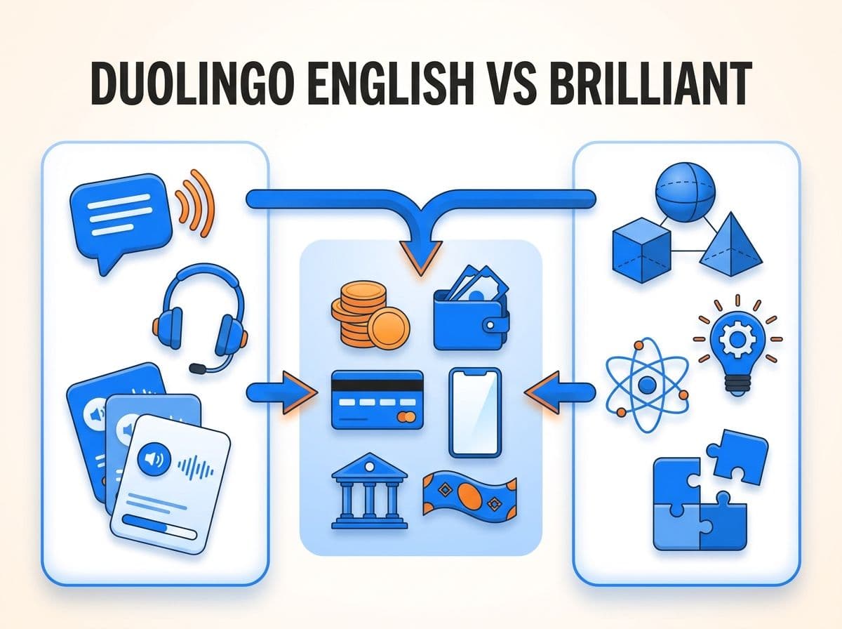 Duolingo English vs Brilliant Premium: Harga dan Cara Bayar
