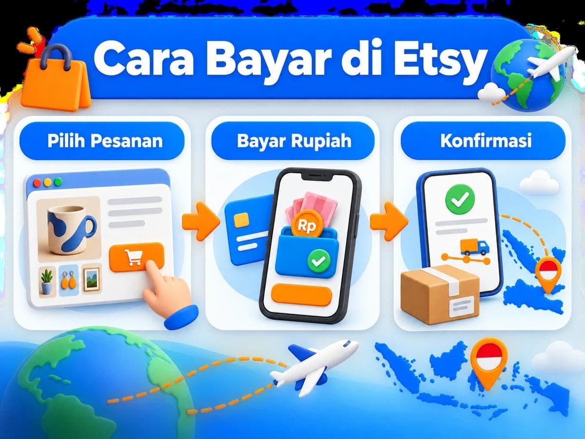 Cara Belanja dan Bayar di Etsy dari Indonesia: Panduan Lengkap