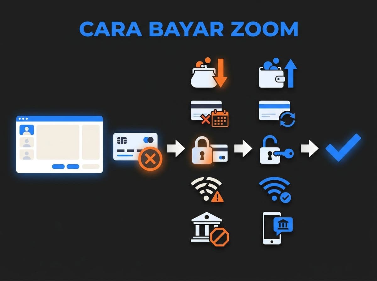 Zoom Pro Gagal Bayar atau Kartu Ditolak: Penyebab dan Solusi