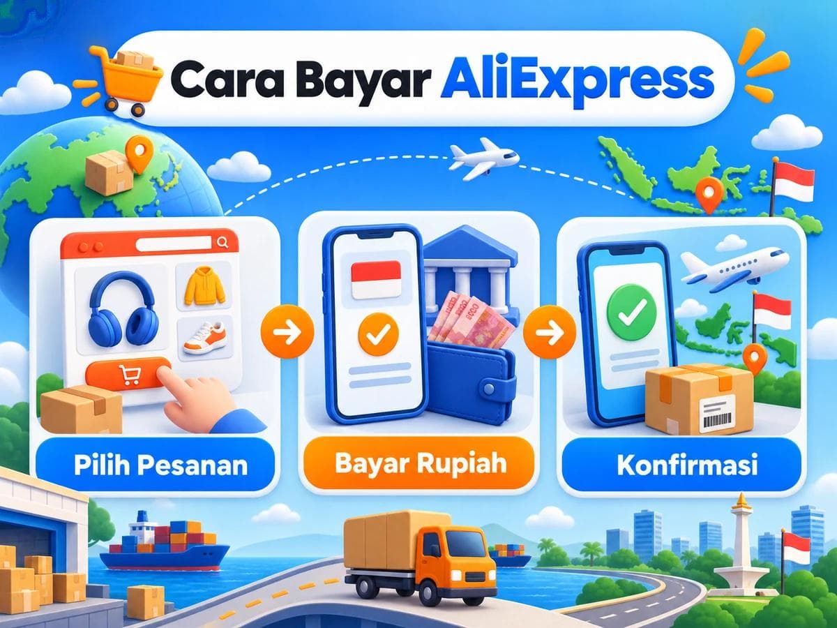 Cara Bayar AliExpress dari Indonesia Tanpa Kartu Kredit
