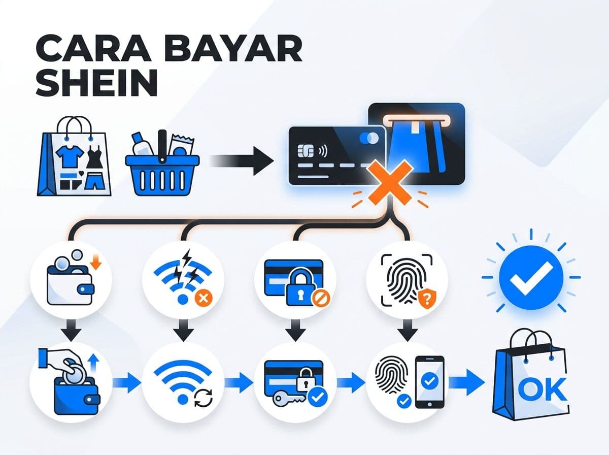 SHEIN Gagal Bayar atau Kartu Ditolak: Penyebab dan Solusi