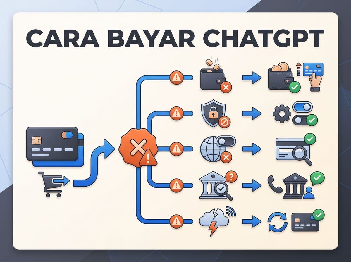 ChatGPT Plus Gagal Bayar atau Kartu Ditolak: Penyebab dan Solusi