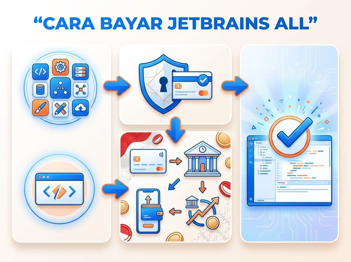 Cara Bayar JetBrains All Products Pack dari Indonesia