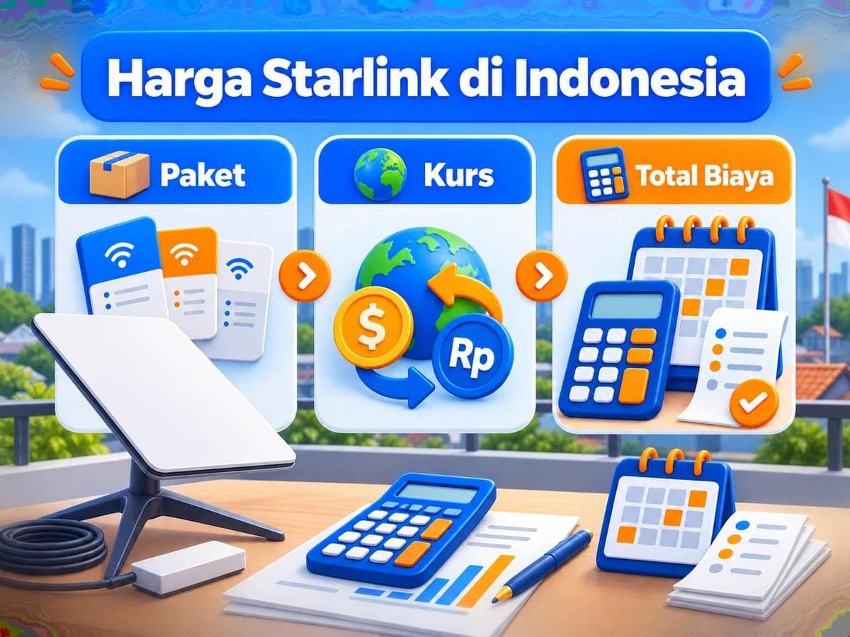 Harga Starlink di Indonesia: Paket, Biaya Layanan, dan Total Rupiah