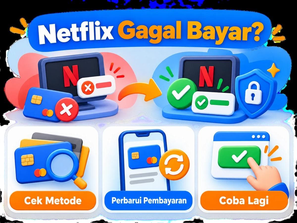 Netflix Gagal Bayar atau Kartu Ditolak: Penyebab dan Solusi