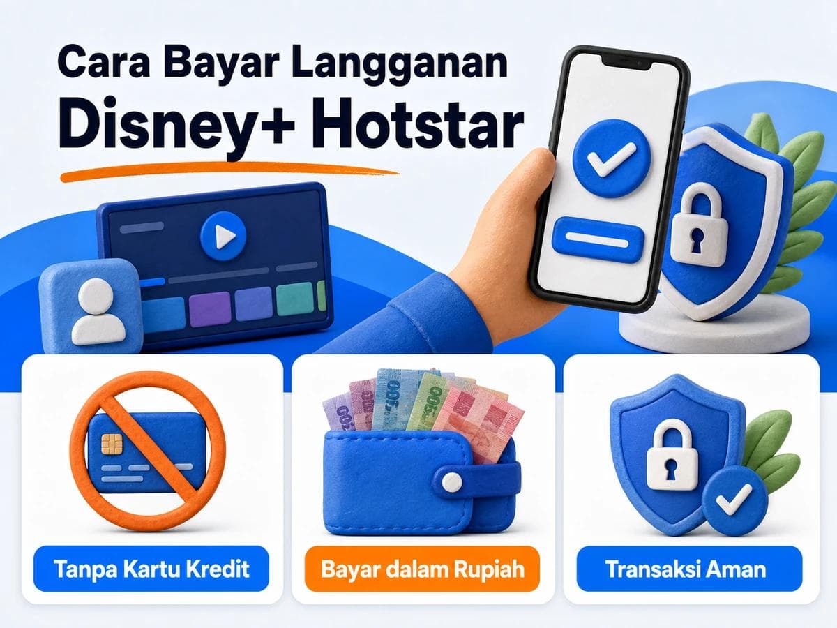 Cara Bayar Langganan Disney+ Hotstar dari Indonesia Tanpa Kartu Kredit