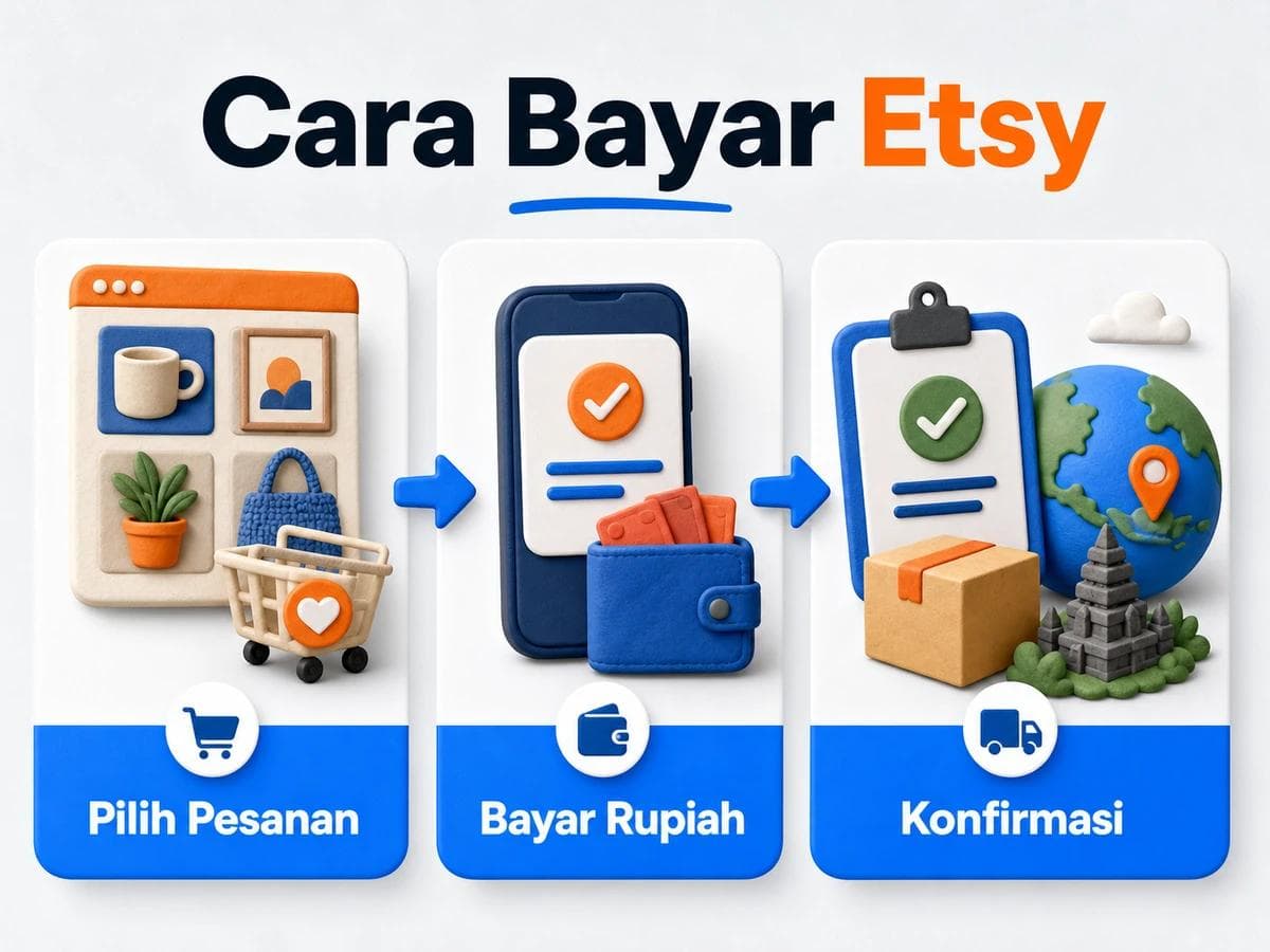 Cara Bayar Etsy dari Indonesia Tanpa Kartu Kredit