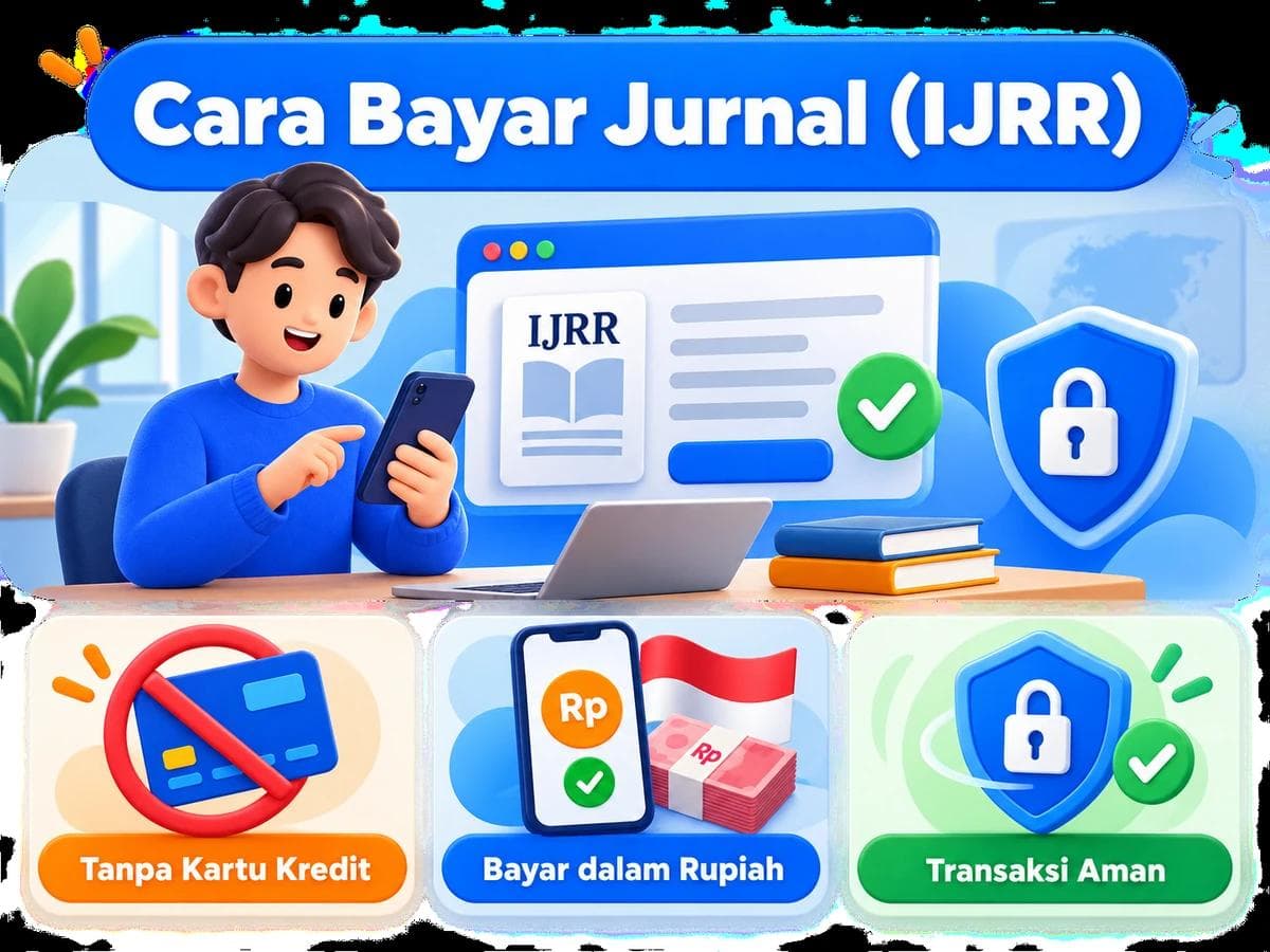 Cara Bayar Jurnal (IJRR) dari Indonesia Tanpa Kartu Kredit