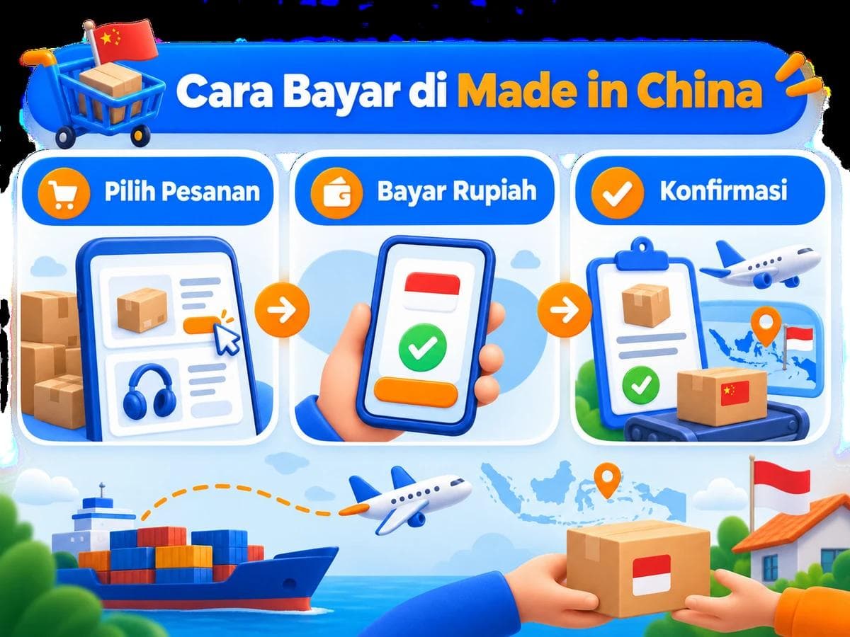 Cara Belanja dan Bayar di Made in China dari Indonesia