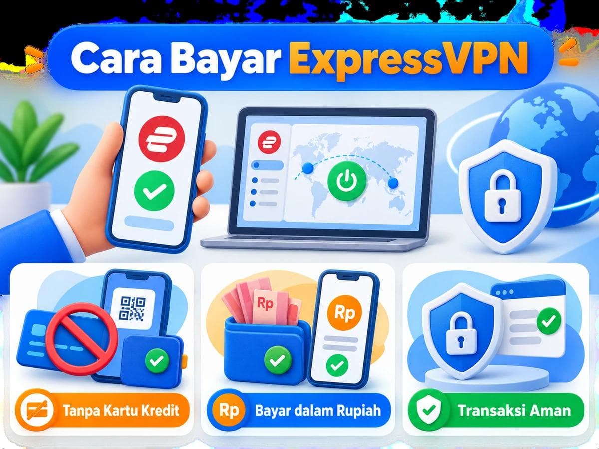 Cara Bayar ExpressVPN dari Indonesia Tanpa Kartu Kredit