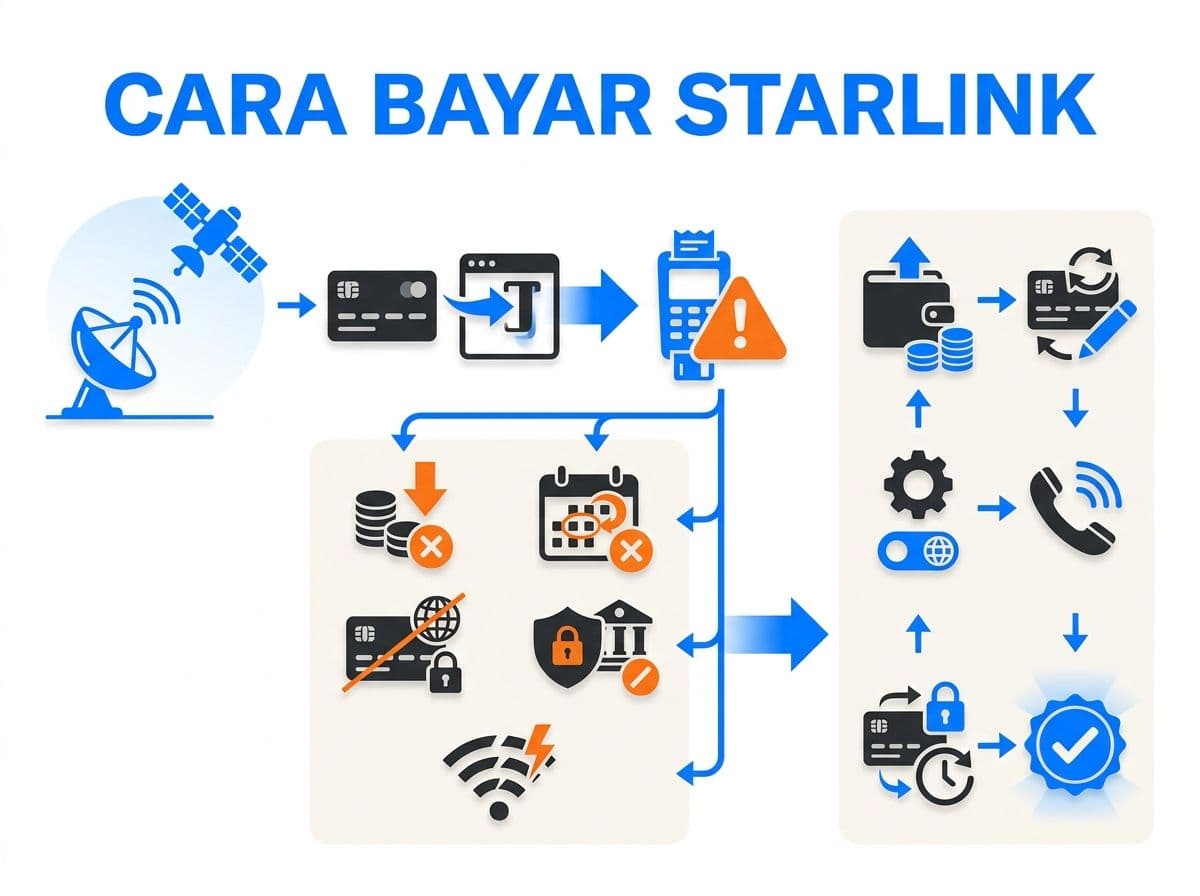 Starlink Gagal Bayar atau Kartu Ditolak: Penyebab dan Solusi