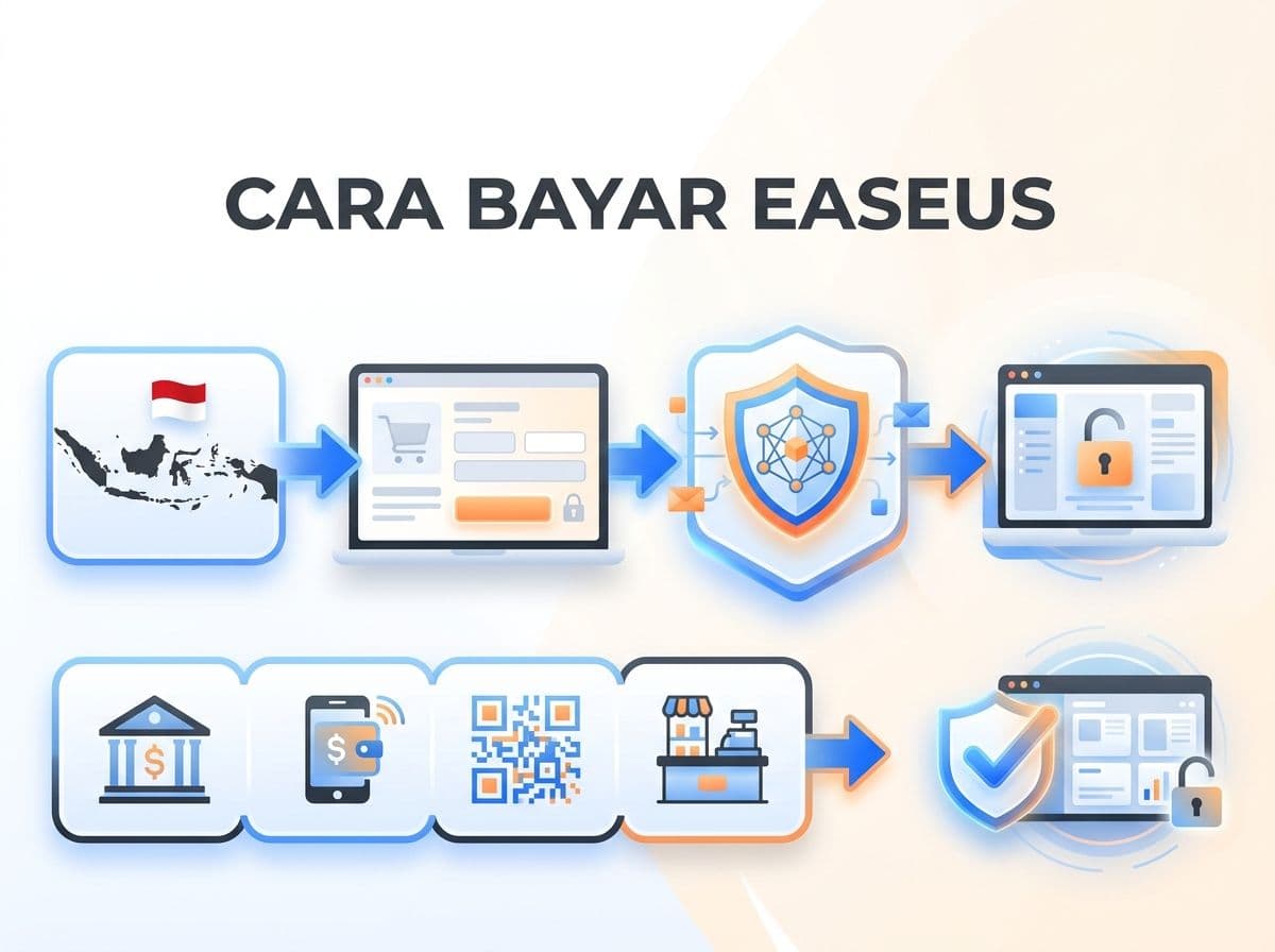 Cara Bayar EaseUS dari Indonesia Tanpa Kartu Kredit