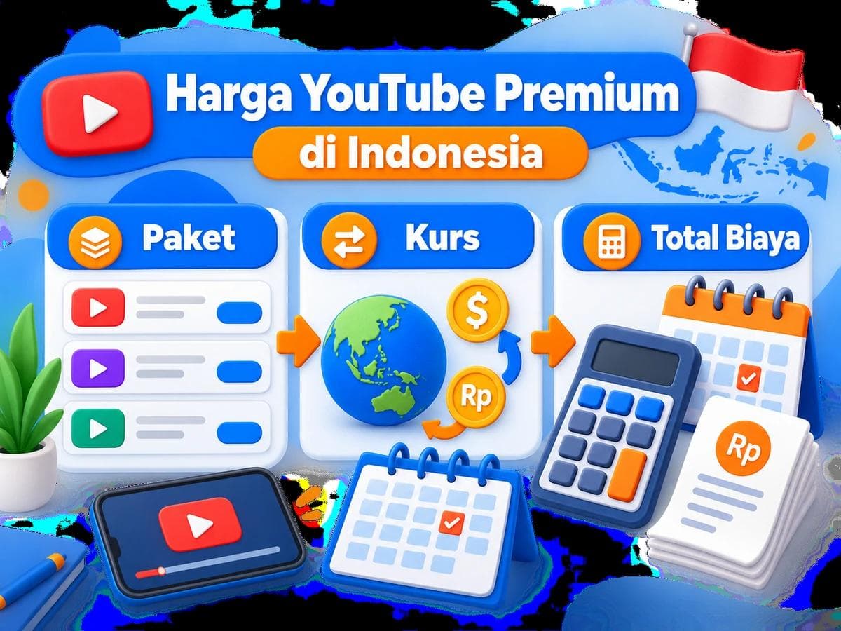 Harga YouTube Premium di Indonesia: Paket dan Total Rupiah