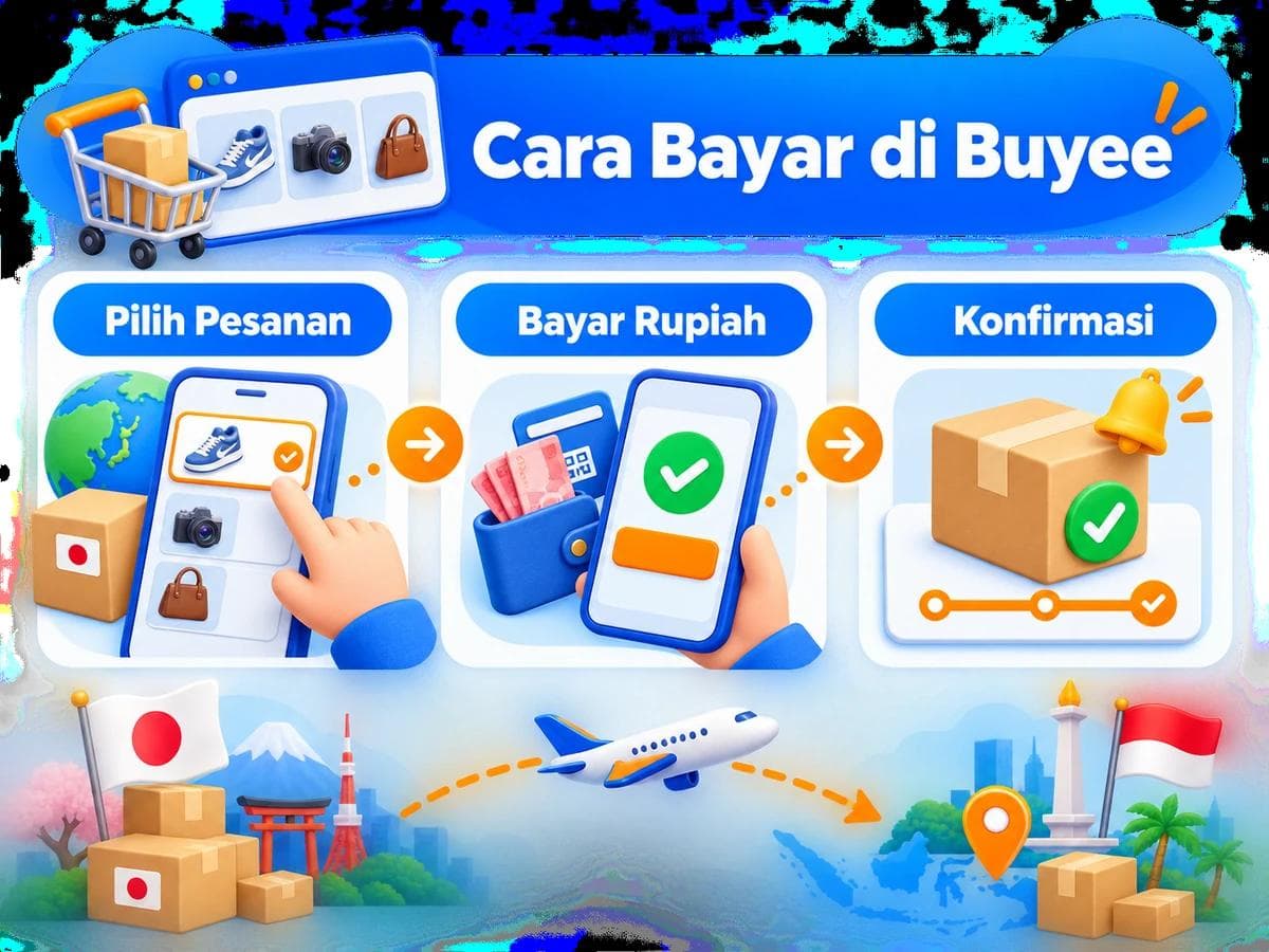 Cara Belanja dan Bayar di Buyee dari Indonesia