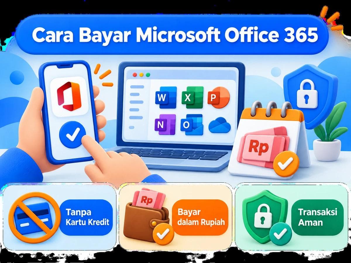 Cara Bayar Microsoft Office 365 dari Indonesia Tanpa Kartu Kredit
