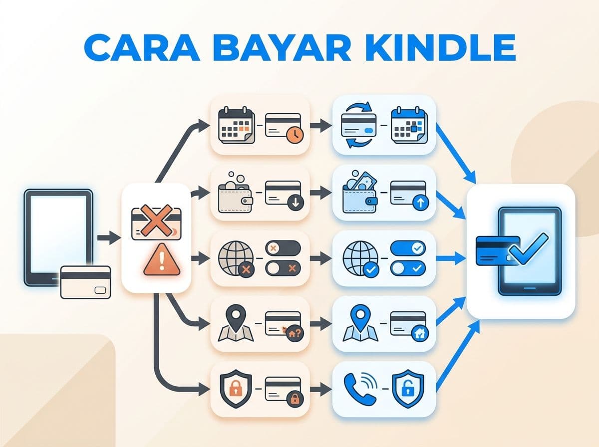 Kindle Gagal Bayar atau Kartu Ditolak? Ini Penyebab dan Solusinya