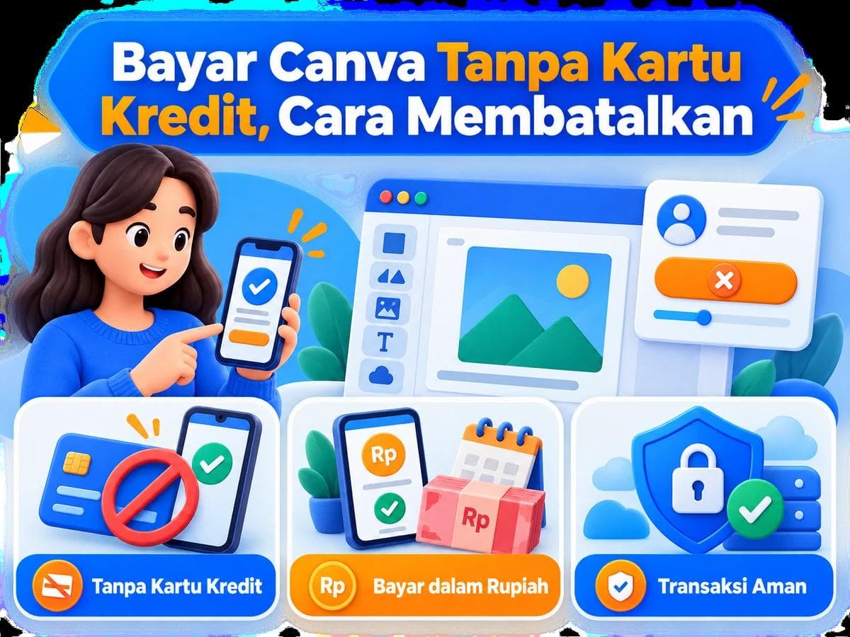 Bayar Canva Tanpa Kartu Kredit, Cara Membatalkan Langganan Canva
