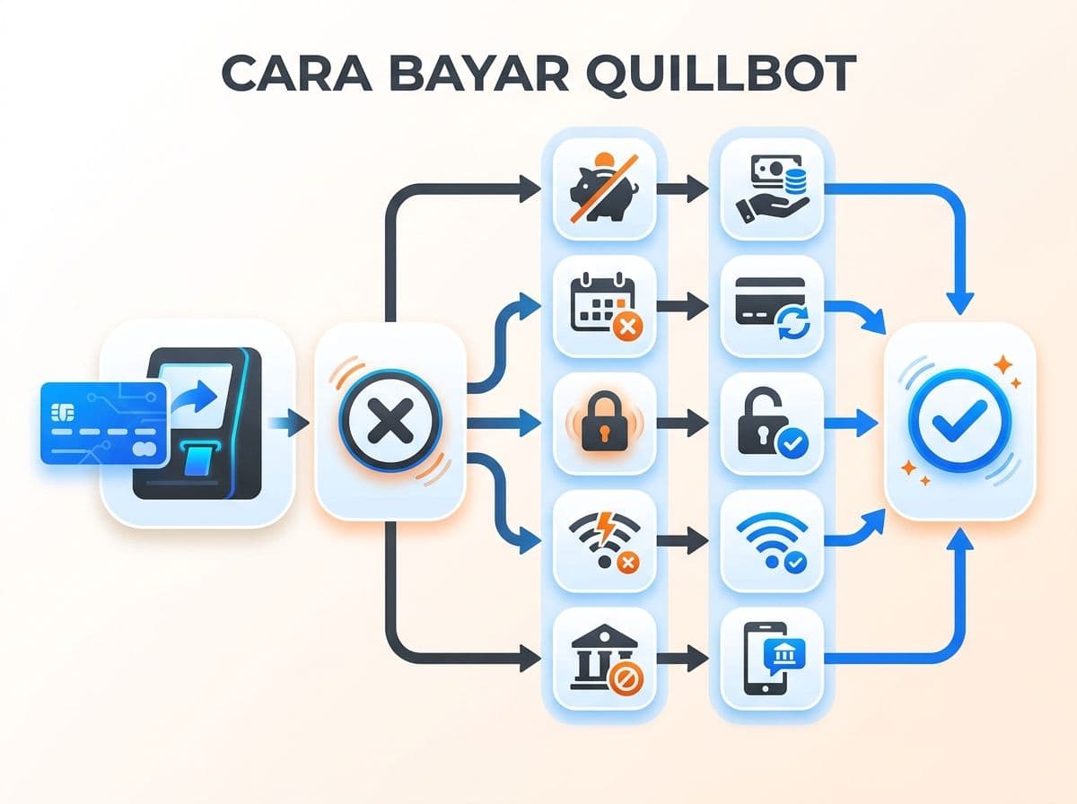 QuillBot Gagal Bayar atau Kartu Ditolak: Penyebab dan Solusi