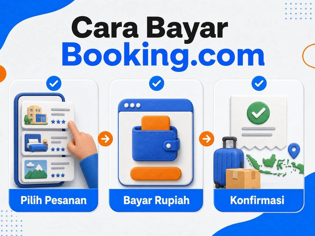 Cara Bayar Booking.com dari Indonesia Tanpa Kartu Kredit