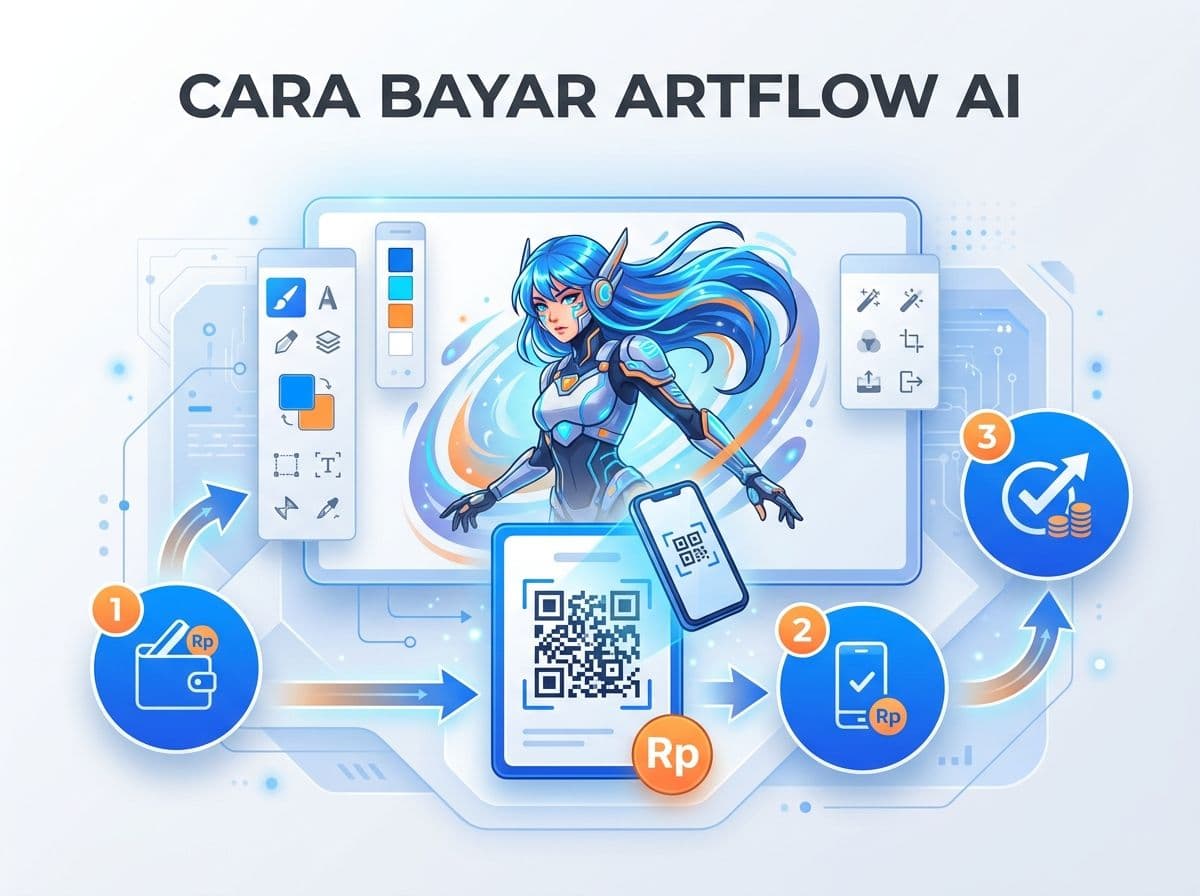 Cara Bayar Artflow AI dari Indonesia Tanpa Kartu Kredit