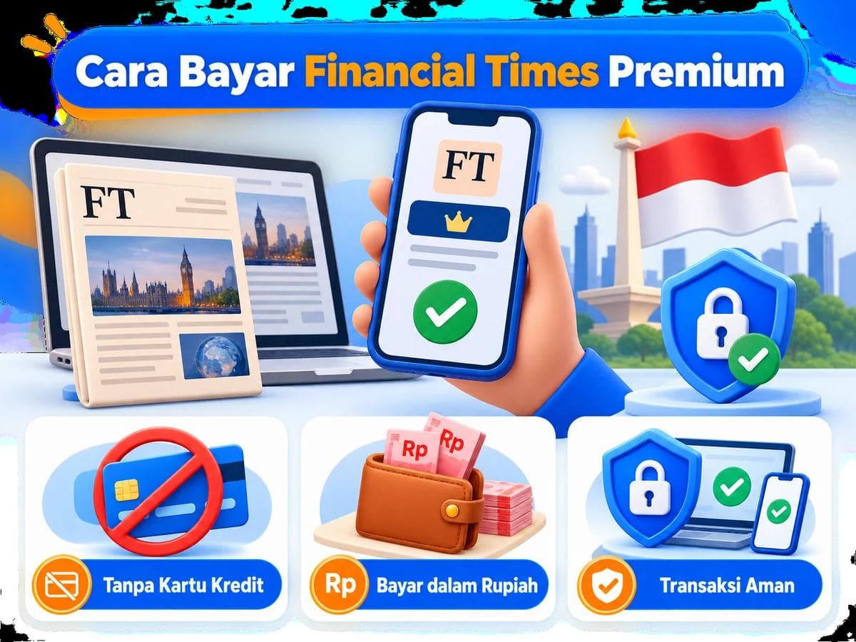 Cara Bayar Financial Times Premium dari Indonesia Tanpa Kartu Kredit