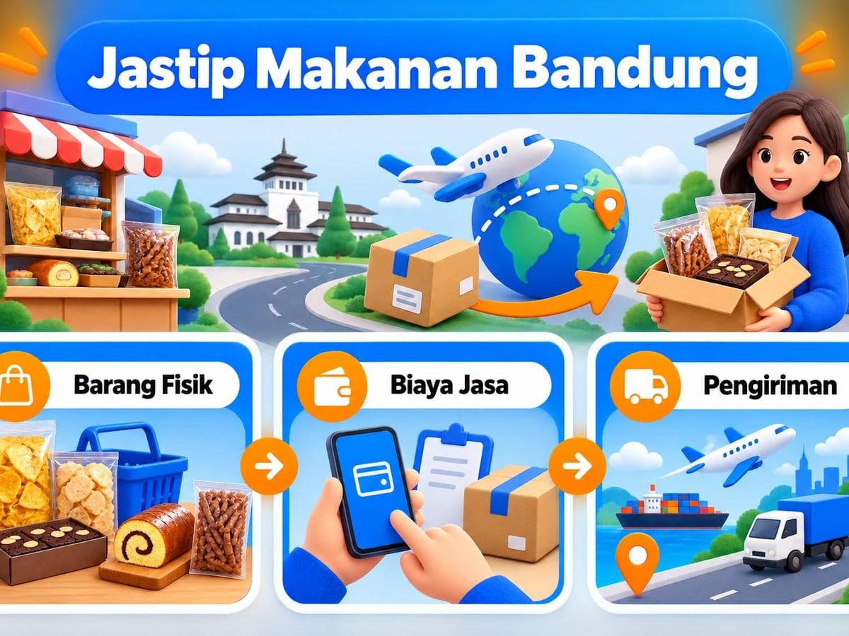 Jastip Makanan Bandung: Cara Kerja, Estimasi Biaya, dan Lama Pengiriman