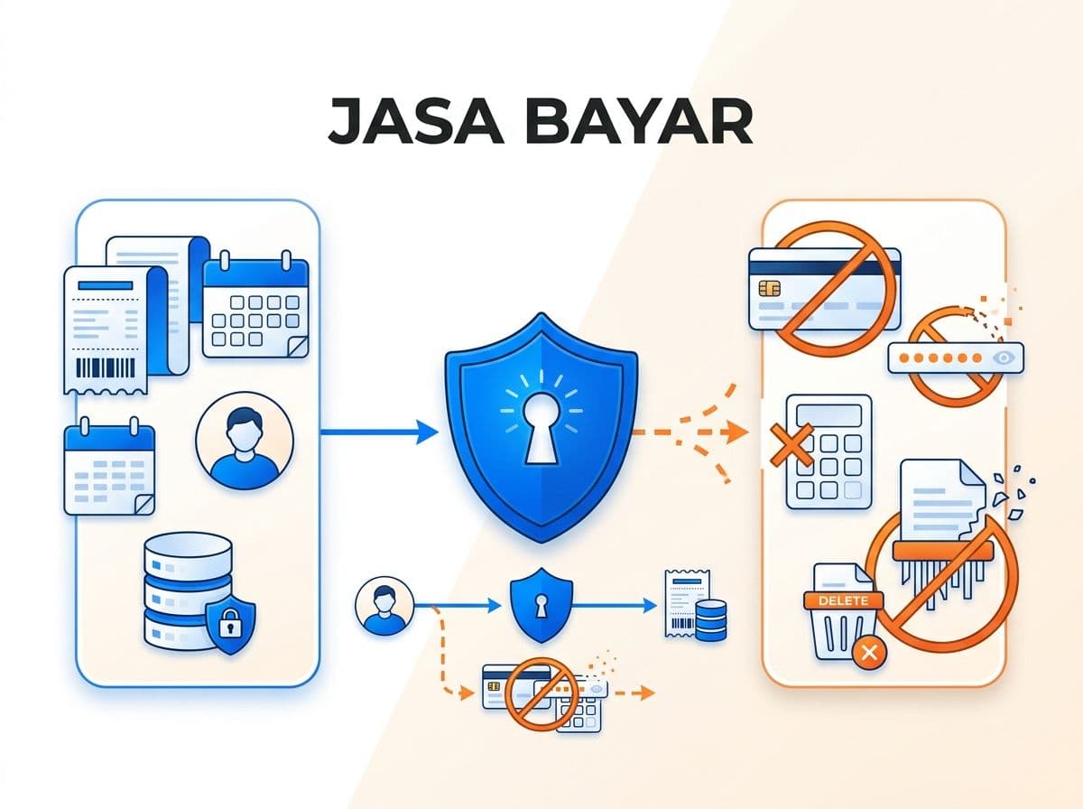 Keamanan Data Jasa Bayar: Yang Kami Simpan dan Tidak