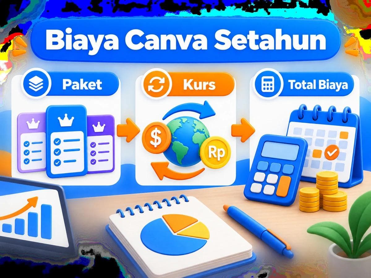 Berapa Total Biaya Langganan Canva Setahun dari Indonesia?