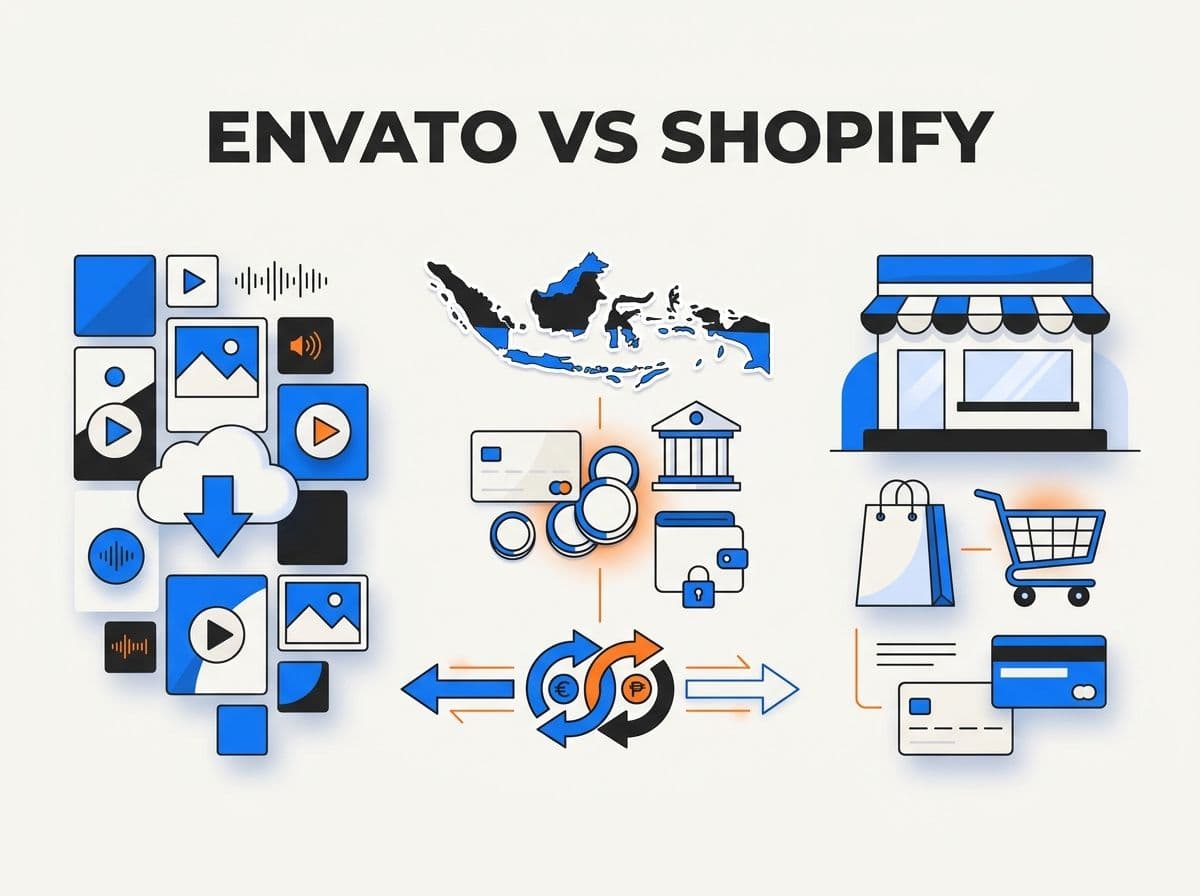 Envato vs Shopify: Harga dan Cara Bayar dari Indonesia